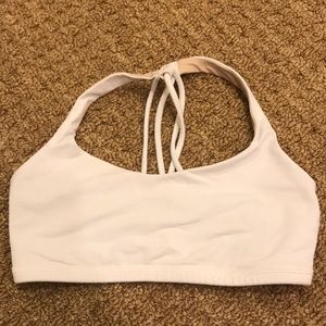COPY - Lululemon Free To Be Bra.  White.  Size 2